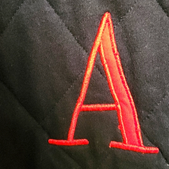 Vintage Chaus USA Blue Quilted  100% Cotton Dolman Zip Up Jacket Large HTF EUC - Picture 4 of 12